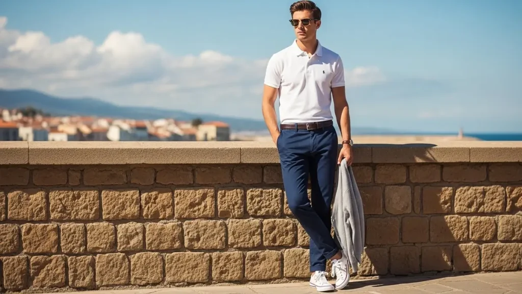 O que combina com camisa polo branca? O que combina com camisa polo branca