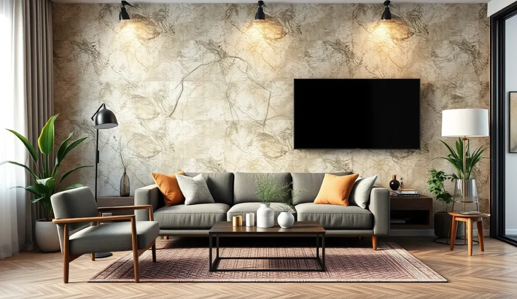 Papel de parede: como escolher o melhor para a sala?