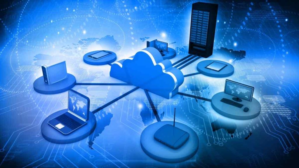 Computação em nuvem o futuro dos dados e da tecnologia.