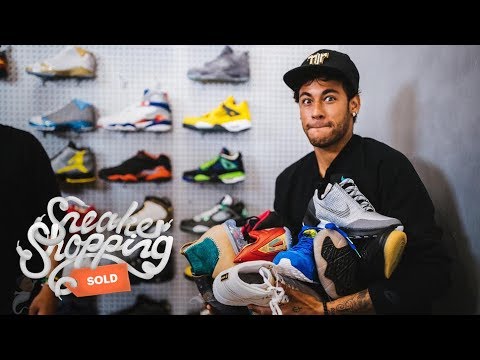 Neymar Goes Sneaker Shopping With