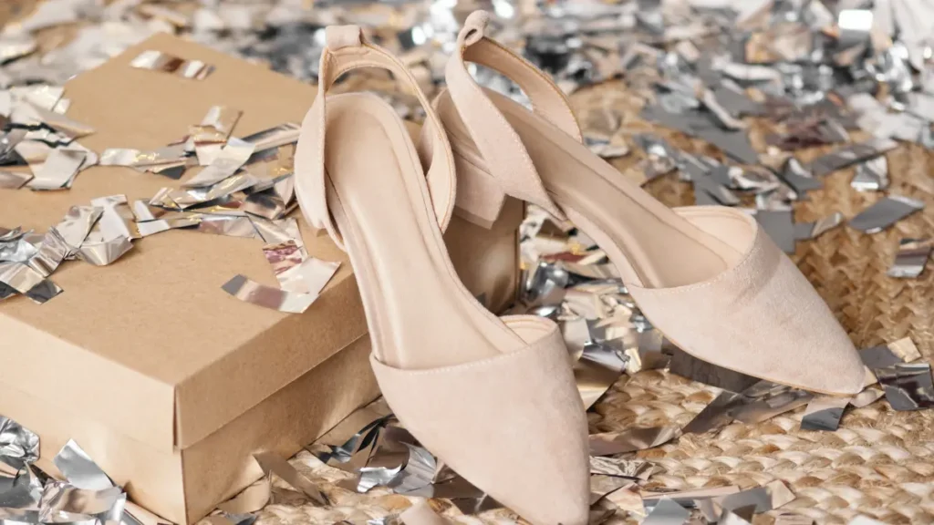 Pode usar slingback com meia