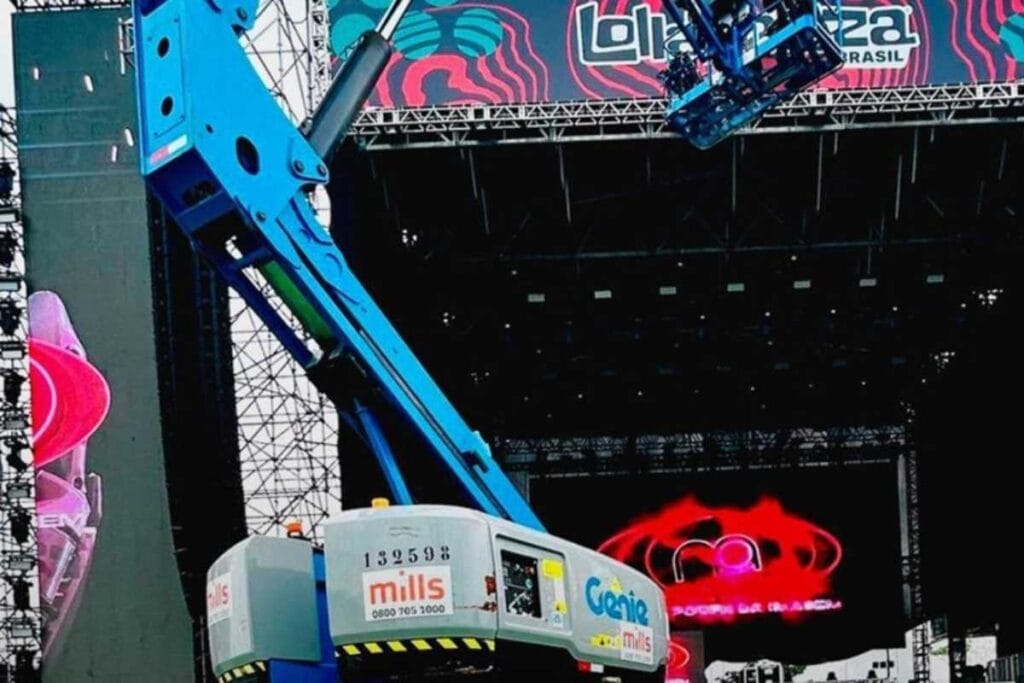 Aluguel de plataformas elevatórias para eventos