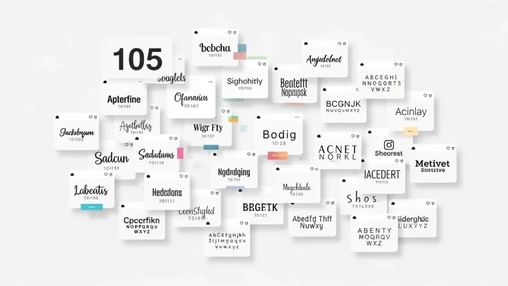 105 Melhores Fontes para Instagram