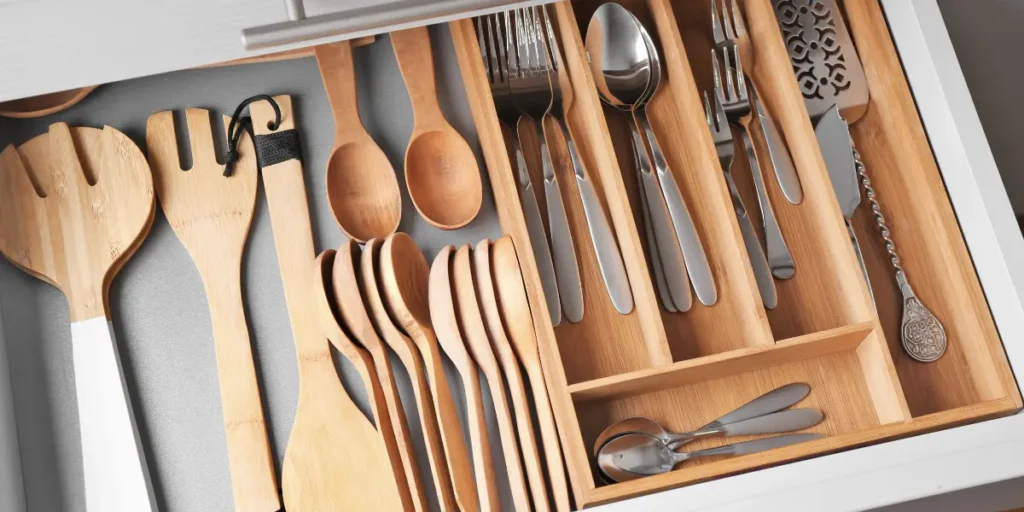 Gaveteiro organizador para cozinha