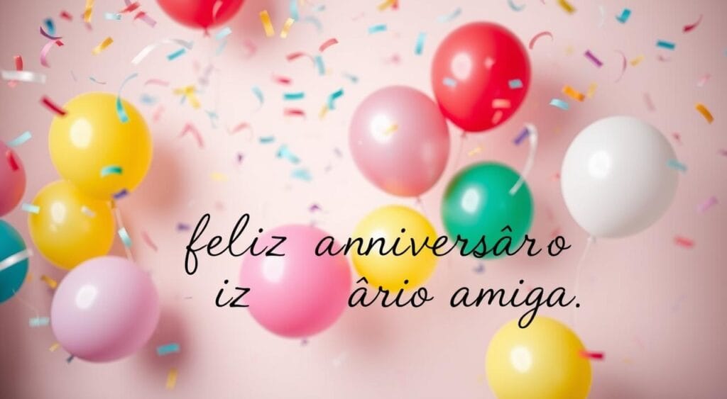 mensagens feliz aniversário amiga