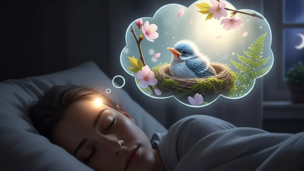 Sonhar com filhote de passarinho