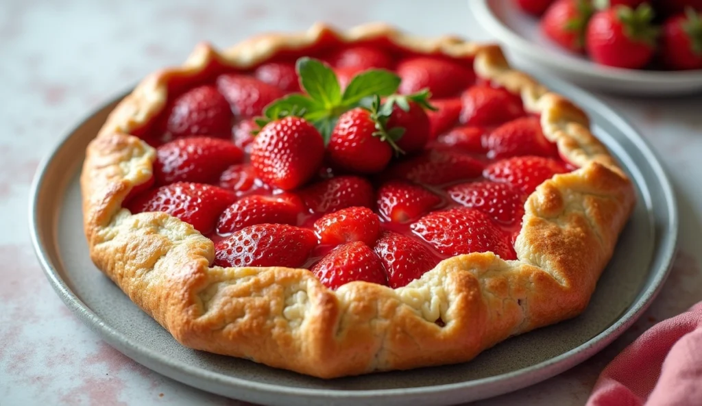 Brazil's Strawberry Cream Cheese Galette Is Spring in Dessert Form