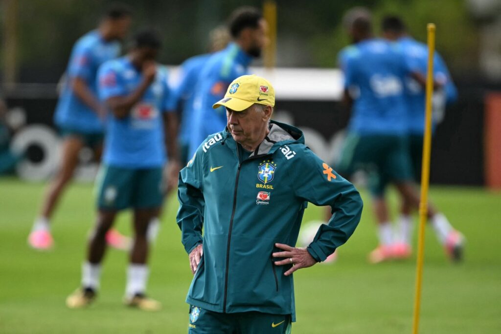 Ancelotti testará elenco inteiro contra Panamá Ancelotti testará elenco inteiro contra Panamá