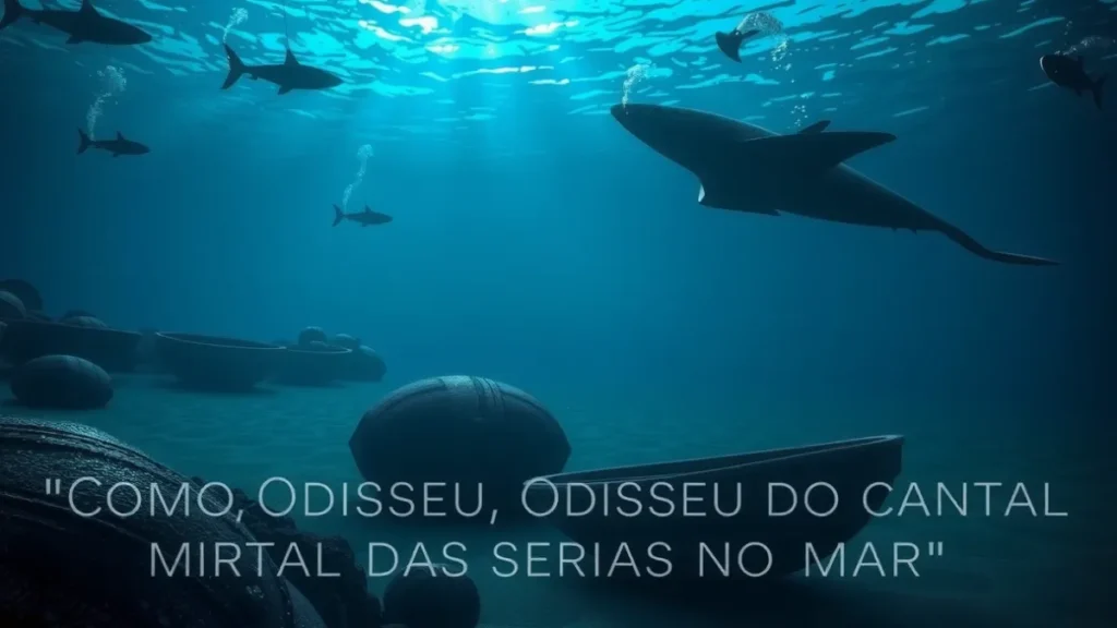 Como Odisseu escapou do canto mortal das sereias no mar
